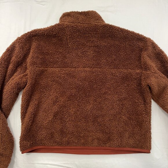 GIRLFRIEND COLLECTIVE Half-Zip Fleece - Small - Color: Teddy - Picture 4 of 6